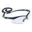 Nemesis Safety Glasses, Black Frame, Clear Anti-fog Lens