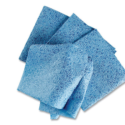 Power Clean Oil, Grease And Ink Cloths, Pop-up Box, 8.8 X 16.8, Blue, 100/box, 5/carton