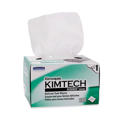 Kimwipes, Delicate Task Wipers, 1-ply, 4.4 X 8.4, 286/box, 60 Boxes/carton
