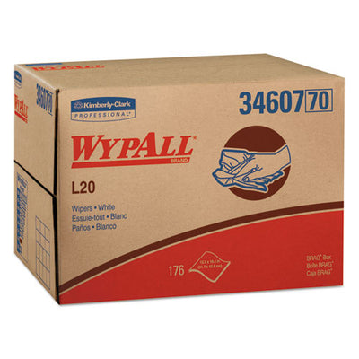 L20 Towels, Brag Box, Multi-ply, 12.5 X 16.8, White, 176/box