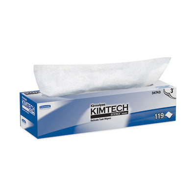 Kimwipes Delicate Task Wipers, 3-ply, 11.8 X 11.8, 100/box, 15 Boxes/carton