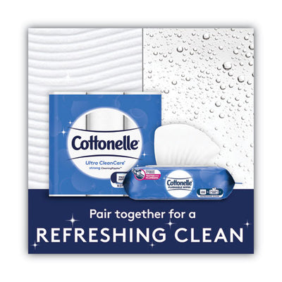 Fresh Care Flushable Cleansing Cloths, 3.73 X 5.5, White, 84/pack, 8 Packs/carton