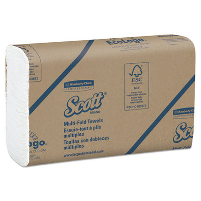 Essential Multi-fold Towels, 8 X 9.4, White, 250/pack, 16 Packs/carton