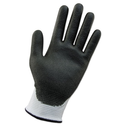 G60 Ansi Level 2 Cut-resistant Glove, 240 Mm Length, Large/size 9, White/black, 12 Pairs