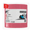 Power Clean X80 Heavy Duty Cloths, Jumbo Roll, 12.4 X 12.2, Red, 475 Wipers/roll