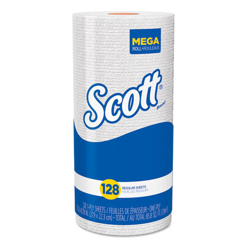 Kitchen Roll Towels, 11 X 8.75, White, 128/roll, 20 Rolls/carton