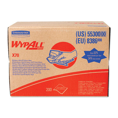 X70 Cloths, Center-pull, 9.8 X 12.2, White, 275/roll, 3 Rolls/carton