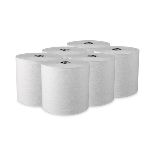 Pro Hard Roll Paper Towels With Absorbency Pockets, For Scott Pro Dispenser, Gray Core Only, 7.5" X 900 Ft, 6 Rolls/carton