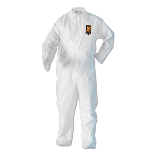 A30 Elastic-back And Cuff Coveralls, Large, White, 25/carton