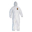 A20 Breathable Particle Protection Coveralls, Zip Closure, 3x-large, White