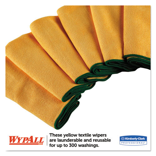 Microfiber Cloths, Reusable, 15.75 X 15.75, Yellow, 6/pack