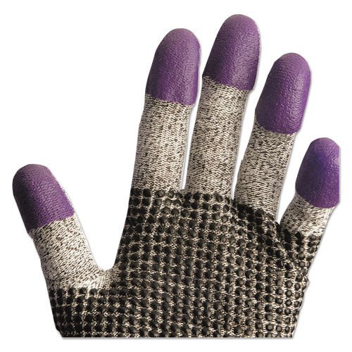 G60 Purple Nitrile Gloves, 230 Mm Length, Medium/size 8, Black/white, Pair