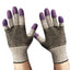 G60 Purple Nitrile Gloves, 240mm Length, Large/size 9, Black/white, 12 Pairs/carton