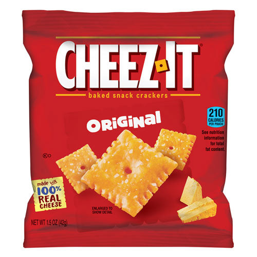 Cheez-it Crackers, 1.5 Oz Bag, White Cheddar, 45/carton