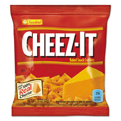 Cheez-it Crackers, 1.5 Oz Bag, Reduced Fat, 60/carton