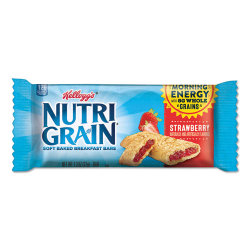 Nutri-grain Soft Baked Breakfast Bars, Blueberry, Indv Wrapped 1.3 Oz Bar, 16/box