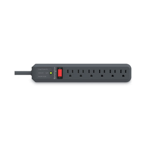 Guardian Surge Protector, 6 Ac Outlets, 15 Ft Cord, 540 J, Gray