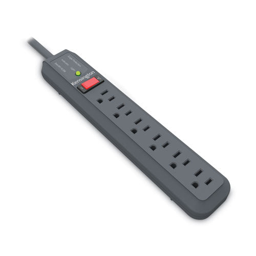 Guardian Surge Protector, 6 Ac Outlets, 15 Ft Cord, 540 J, Gray