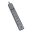 Guardian Premium Surge Protector, 7 Ac Outlets, 6 Ft Cord, 540 J, Gray