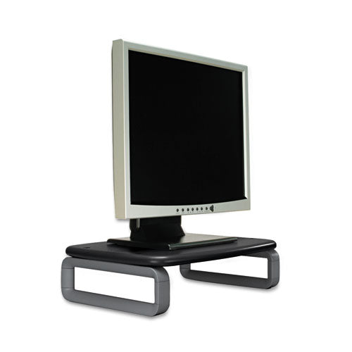 Monitor Stand With Smartfit, For 21" Monitors, 11.5" X 9" X 3", Black/gray, Supports 80 Lbs