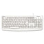 Pro Fit Usb Washable Keyboard, 104 Keys, White