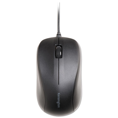Wired Usb Mouse For Life, Usb 2.0, Left/right Hand Use, Black
