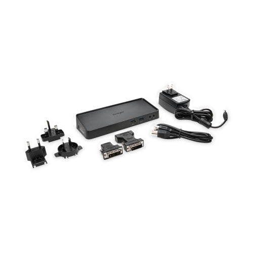 Sd3600 5 Gbps Usb 3.0 Dual 2k Docking Station, Black