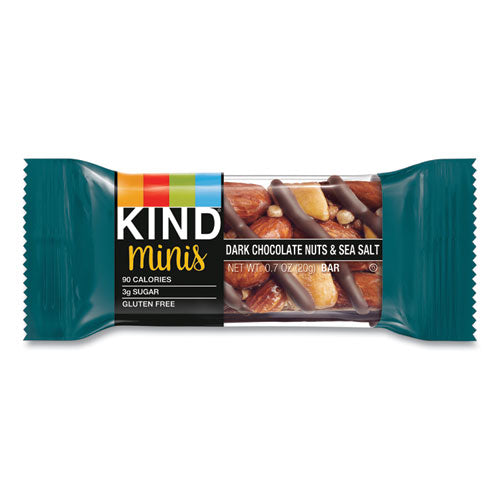 Minis, Dark Chocolate Nuts/sea Salt, 0.7 Oz, 10/pack