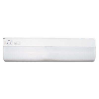 Under-cabinet Fluorescent Fixture, Steel, 18.25w X 4d X 1.63h, White