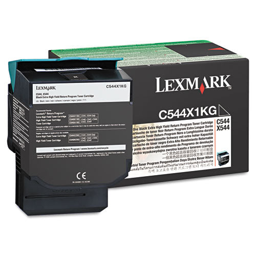 C544x1yg Return Program Extra High-yield Toner, 4,000 Page-yield, Yellow