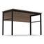 Urban Series Desk Workstation, 47.25" X 23.75" X 29.5", Natural Walnut