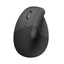 Lift For Business Vertical Ergonomic Mouse, 2.4 Ghz Frequency/32 Ft Wireless Range, Right Hand Use, Graphite