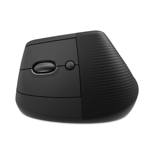 Lift For Business Vertical Ergonomic Mouse, 2.4 Ghz Frequency/32 Ft Wireless Range, Right Hand Use, Graphite