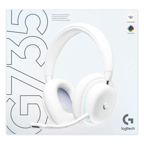 G735 Wireless Gaming Binaural Over The Head Headset, White