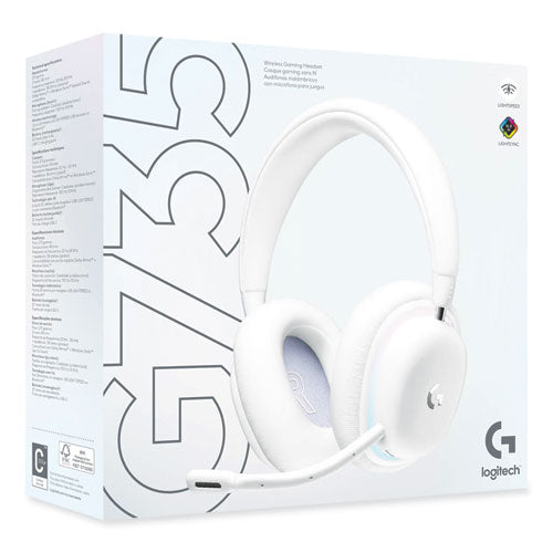 G735 Wireless Gaming Binaural Over The Head Headset, White