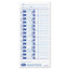 Time Clock Cards For Lathem Time 1600e, One Side, 4 X 9, 100/pack