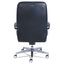 Commercial 2000 High-back Executive Chair, Supports Up To 300 Lb, 20.25" To 23.25" Seat Height, Black Seat/back, Silver Base