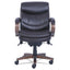 Woodbury Mid-back Executive Chair, Supports Up To 300 Lb, 18.75" To 21.75" Seat Height, Brown Seat/back, Weathered Sand Base