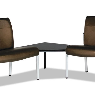 Gratzi Reception Series Ganging Table, Rectangular, 23w X 16.5d X 16.5h, Black