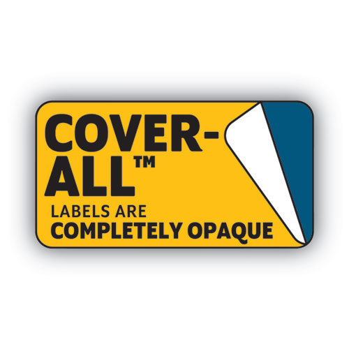 Cover-all Opaque Laser/inkjet Shipping Labels, Full-sheet Format, Inkjet/laser Printers, 8.5 X 11, White, 100/box