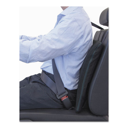 The Comfortmakers Deluxe Seat/back Cushion, Memory Foam, 17 X 2.75 X 17.5, Black