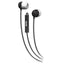 In-ear Buds With Built-in Microphone, 4 Ft Cord, Black