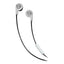 B-13 Bass Earbuds With Microphone, 52" Cord, Black