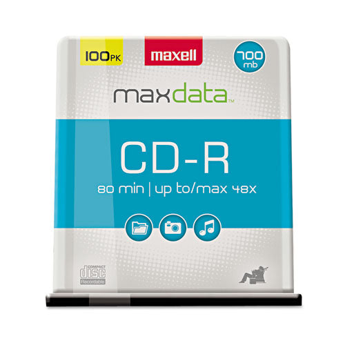 Cd-r Discs, 700 Mb/80 Min, 48x, Spindle, Silver, 50/pack