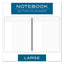 Wirebound Guided Action Planner Notebook, 1-subject, Project-management Format, Gray Cover, 11 X 8.5, 80 Sheets