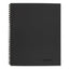 Wirebound Guided Quicknotes Notebook, 1 Subject, List-management Format, Dark Gray Cover, 11 X 8.5, 80 Sheets