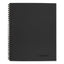 Wirebound Guided Quicknotes Notebook, 1 Subject, List-management Format, Dark Gray Cover, 11 X 8.5, 80 Sheets