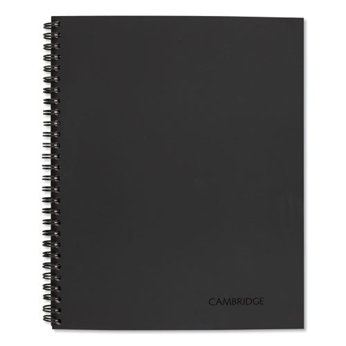 Wirebound Guided Quicknotes Notebook, 1 Subject, List-management Format, Dark Gray Cover, 11 X 8.5, 80 Sheets