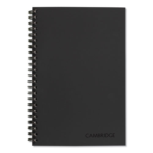 Wirebound Guided Quicknotes Notebook, 1 Subject, List-management Format, Dark Gray Cover, 8 X 5, 80 Sheets