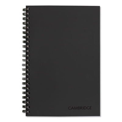 Wirebound Guided Quicknotes Notebook, 1 Subject, List-management Format, Dark Gray Cover, 8 X 5, 80 Sheets